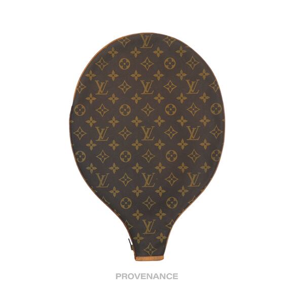 🔴 Louis Vuitton Tennis Racket Cover - Monogram Small "f" - Picture 1 of 6